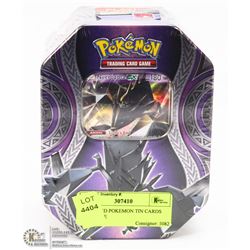 UNOPENED POKÉMON TIN CARDS AND GAME
