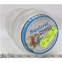 VINTAGE SQUIRREL PEANUT BUTTER JAR