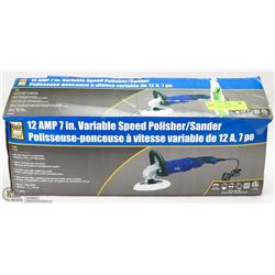 NEW 12 AMP VARIABLE SPEED POLISHER/SANDER