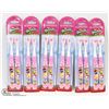 Image 1 : LOT OF 6 SHOPKINS 2 PACK TOOTHBRUSH SETS