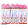 Image 1 : LOT OF 6 SHOPKINS 2 PACK TOOTHBRUSH SETS
