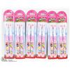 Image 1 : LOT OF 6 SHOPKINS 2 PACK TOOTHBRUSH SETS