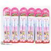 Image 1 : LOT OF 6 SHOPKINS 2 PACK TOOTHBRUSH SETS