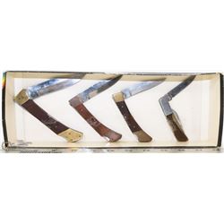 LOT OF 4 POCKETKNIVES.