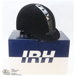 NEW BOXED INTERNATIONAL RIDING HELMET.