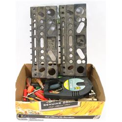 BOX FULL  OF SCREWDRIVERS PLUS 2 HOLDERS