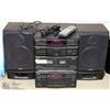Image 1 : SANYO CD/TAPE STEREO WITH SPEAKERS