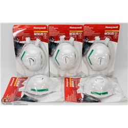 CASE OF 5 HONEYWELL LEAD REMOVAL RESPIRATORS