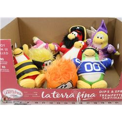 LOT OF 9 CLUB PENGUINS