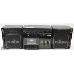 TRANSONIC TURBO BASS SOUND PORTABLE STEREO