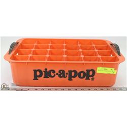 VINTAGE PIC-A-POP BOTTLE CRATE
