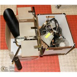 2 BOXES OF HOME & MOTION LIGHTS