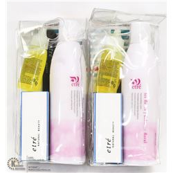 LOT OF TWO ETRE DEAD SEA NAIL CARE KITS