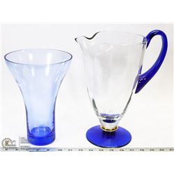 UNIQUE PITCHER AND VASE.