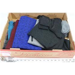 FLAT OF MENS SCARFS & SOCKS