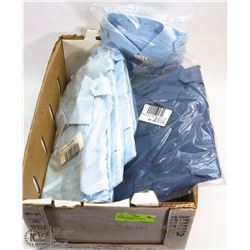 LOT OF 8 MENS NEW SHIRTS, ASSORTED SIZES