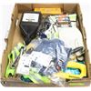 Image 1 : GARAGE LOT: INCLUDES STAPLER, NEW WORK GLOVES,