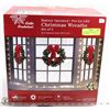 Image 1 : SET OF 3 PRE LIT LED WREATHS (NEW IN BOX)