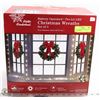 Image 1 : SET OF 3 PRE LIT LED WREATHS (NEW IN BOX)