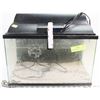 Image 1 : FISH TANK WITH LIGHT & FILTER 16"L X 8"W X 10"H