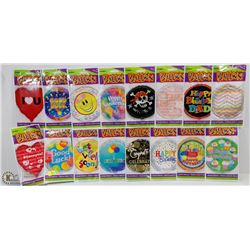 BUNDLE OF ASSORTED HELIUM BALLOONS