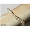 Image 2 : 12) FRESHWATER PEARL FLEXIBLE SIZE BRACELET