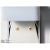 Image 3 : 34) 14K 2 IN 1 DIAMOND MOTHER OF PEARL EARRINGS