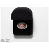 Image 2 : 35) STERLING SILVER PINK OPAL RING SIZE 8