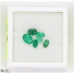40) GENUINE EMERALD ASSORTED MAY BIRTHSTONE