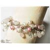 Image 2 : 47) STERLING SILVER PEARL BRACELET