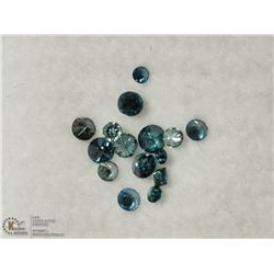 50) GENUINE BLUE DIAMOND APRIL BIRTHSTONE