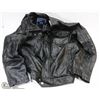 Image 1 : POINT ZERO SIZE LARGE LEATHER COAT