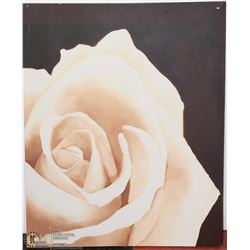YELLOW ROSE PAINTING - 20"X32"