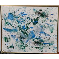 SPLATTER PAINTING - 18"X16"