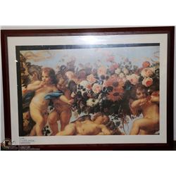 LITTLE GIRLS FRAMED POSTER - 31"X42"