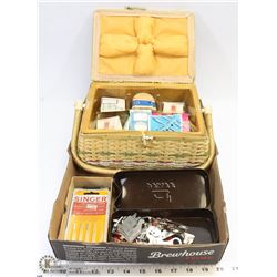 ESTATE FLAT OF SEWING ITEMS