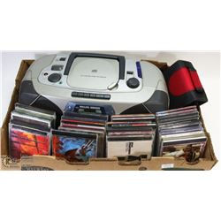 PHILIPS MAGNAVOX C/ CASSETTE PLAYER WITH LOTS OF