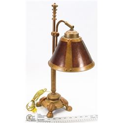 INDUSTRIAL LOOKING TABLE LAMP.