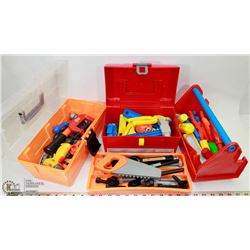 BOX OF KIDS FIX-IT PLAY TOOLS