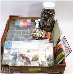 A LOT OF VARIETY BEADS & EYELETS