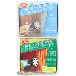 PAIR OF POWER STRIPPER DRILL BITS POWERS OFF PAINT