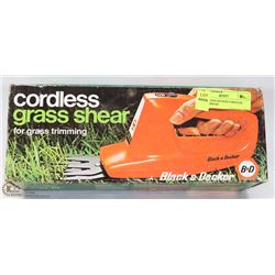 BLACK AND DECKER CORDLESS GRASS SHEAR