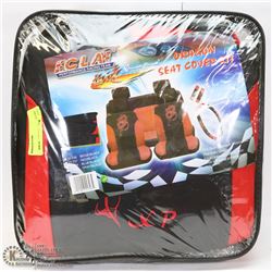 RED/ BLACK DRAGON SEAT COVER