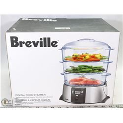 BREVILLE DIGITAL FOOD STEAMER.