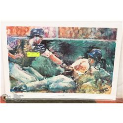 86) "CLOSE CALL" DAZZIO,FWS PRINT. 62.5X47CM.