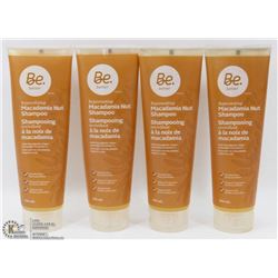 LOT OF 4 BE BETTER MACADAMIA NUT SHAMPOO BOTTLES