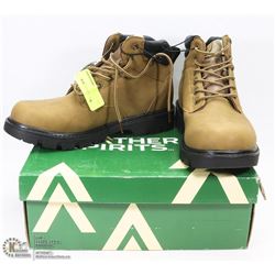 NEW WEATHER SPIRITS SIZE 11 TAN HIKING BOOTS.