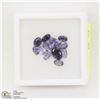 Image 1 : 63) GENUINE IOLITES, 2.5-5MM OVALS, APPROX 3.4CTS