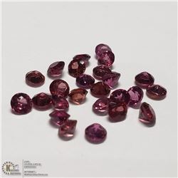 77) GENUINE GARNETS, ROUNDS, APPROX 4 CTS