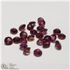 Image 1 : 77) GENUINE GARNETS, ROUNDS, APPROX 4 CTS
